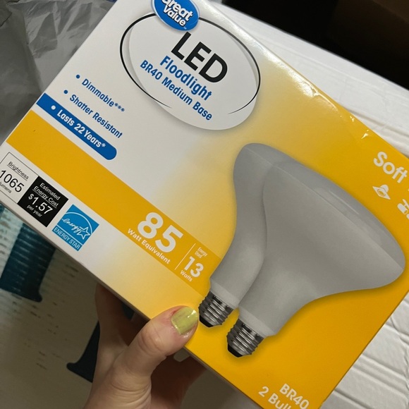 2 New 12-Packs Great Value LED Soft White 60 Watt Equivalent Light Bulbs - Picture 5 of 5